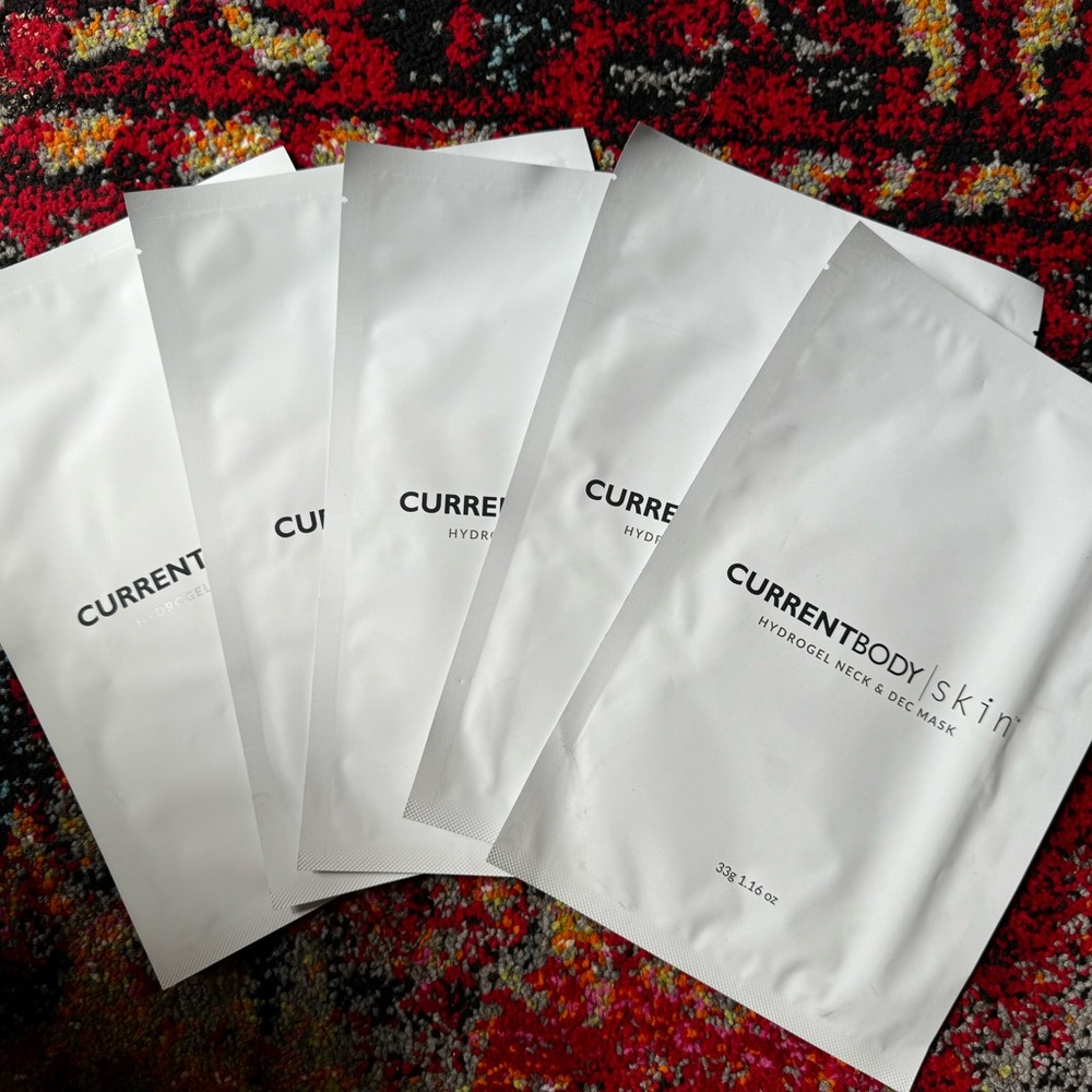 NEW Set of 5 Current Body Hydrogel Neck & Dec Mask